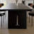 Retro Black Modern Dining Table-383214858
