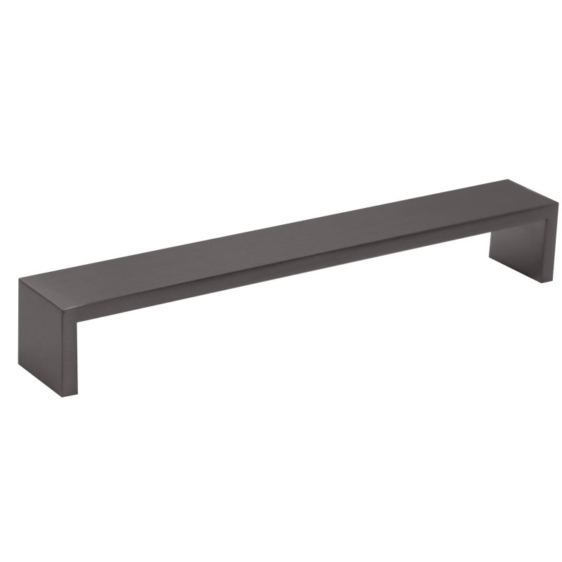 Cabinet 11 9/16" Center to Center Bar Pull, Polished Stainless Steel, 7.64