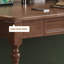 Bureau en bois massif de style américain avec une tablette et des tiroirs-1474782002-1474782014