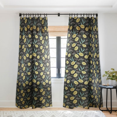 Avenie Dandylion 1pc Sheer Window Curtain Panel