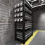 Household Storage Rack, Adjustable Display Rack, Basement Balcony Storage Rack, Carbon Steel Storage Rack, 120Cm * 40Cm * 180Cm, Five Floors (Black)