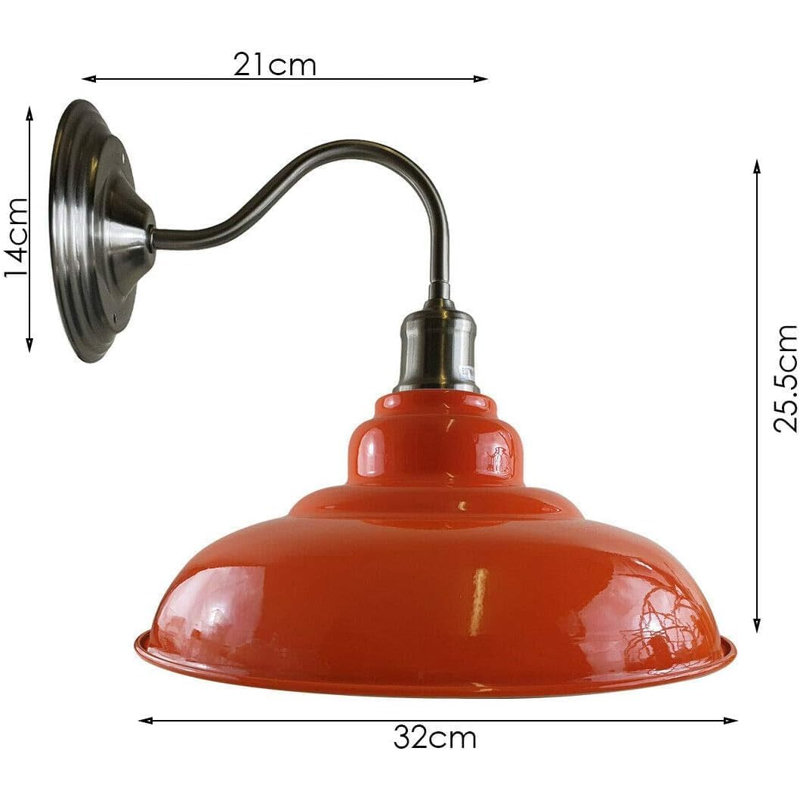 Armed Sconce, Orange