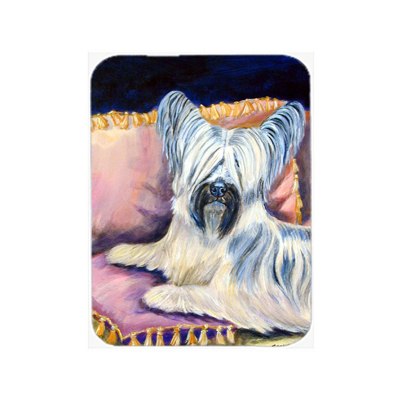 Planche à découper en verre east urban home skye terrier