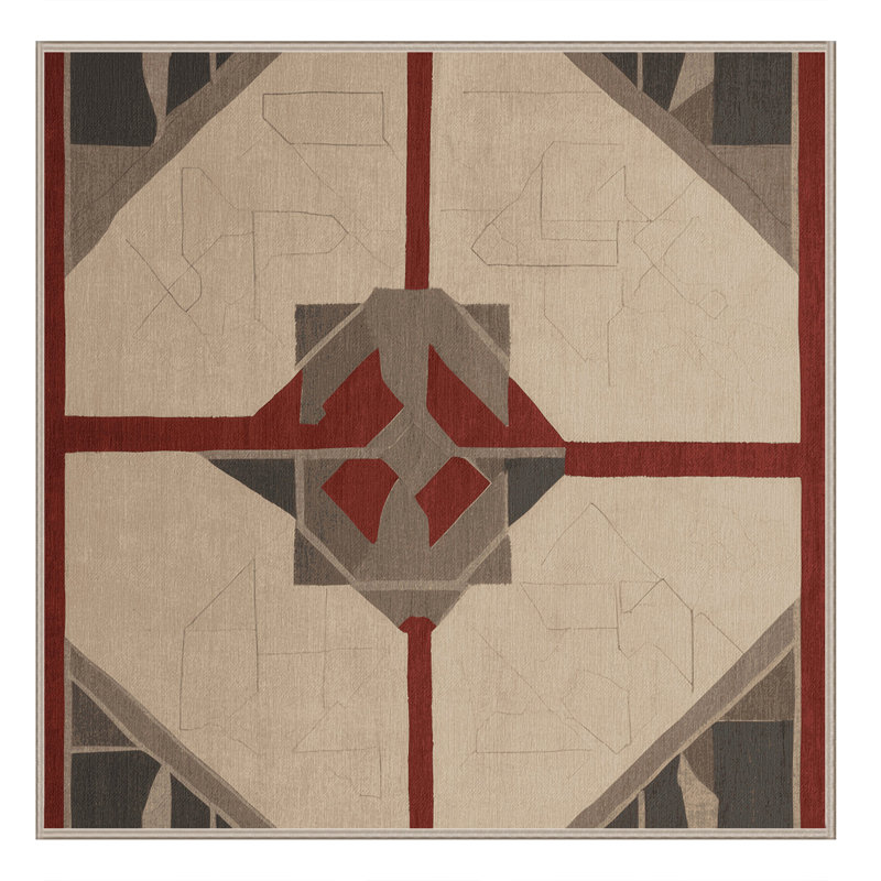 Mirrored Motion Rug, Square 8'