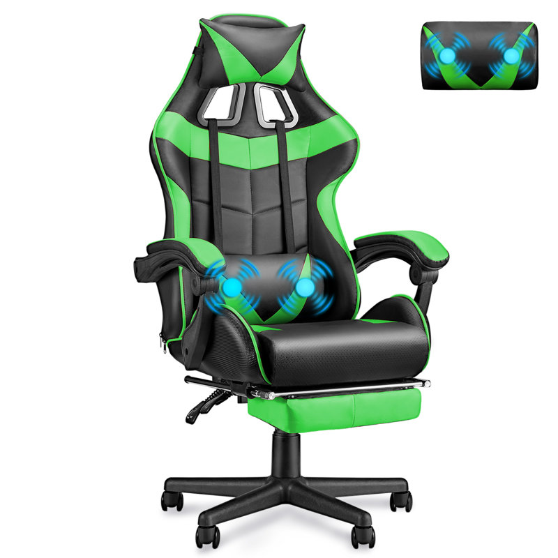 Fauteuil de jeu ergonomique pour adultes Soontrans, Vert