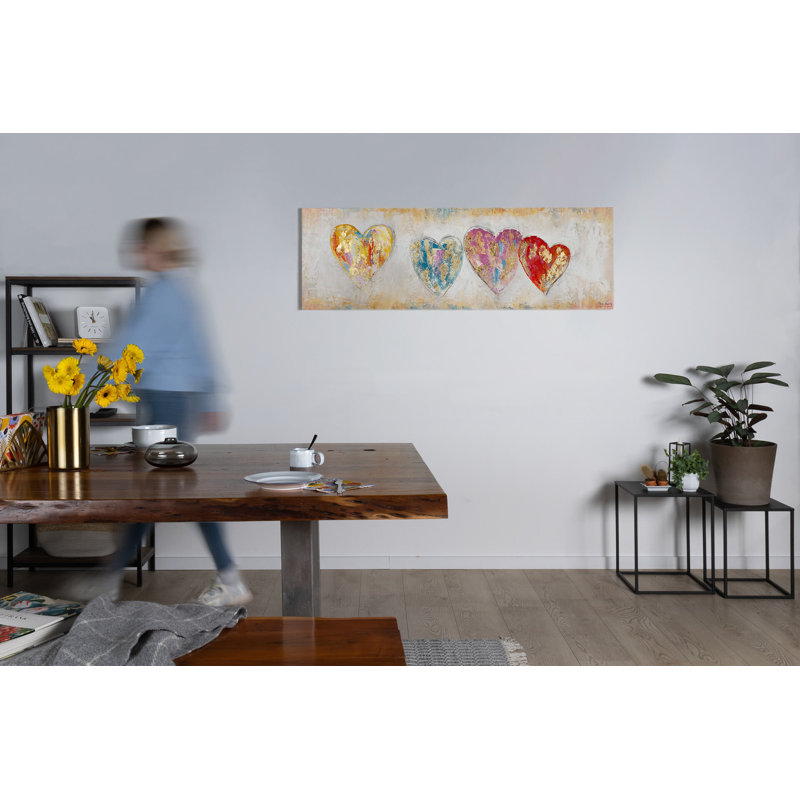 Color My Heart - No Frame Rectangle Painting on Canvas