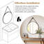 Wal Mirror Aluminium Round Mirror-114309177-114309178