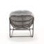 1 chaise berçante en osier avec structure en métal-378939315