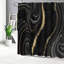 Rideau de douche Marble Gold Swirl