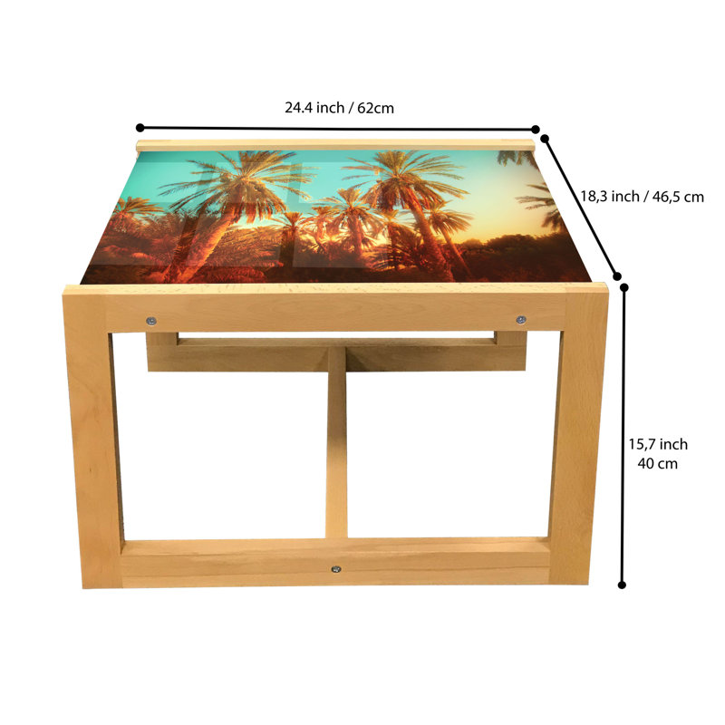 Jameison Sled Coffee Table, 62cm H x 46cm W x 40cm D