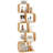 5-Tier S-Shaped Bookcase w/ 5 Open Cubes Geometric Corner Display Shelf-1308877755