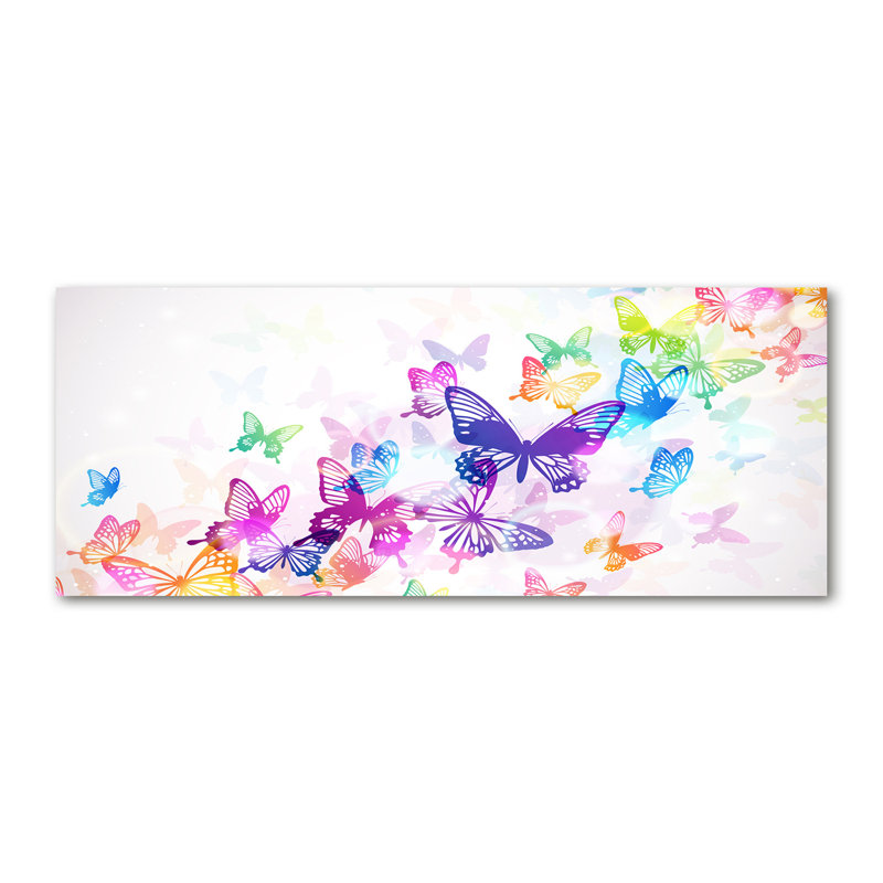 Colorful Butterflies - Wrapped Canvas Print