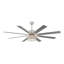 Très grand ventilateur de plafond Clercq 72 "avec lumières Farmhouse Cage Farmhouse-50878160
