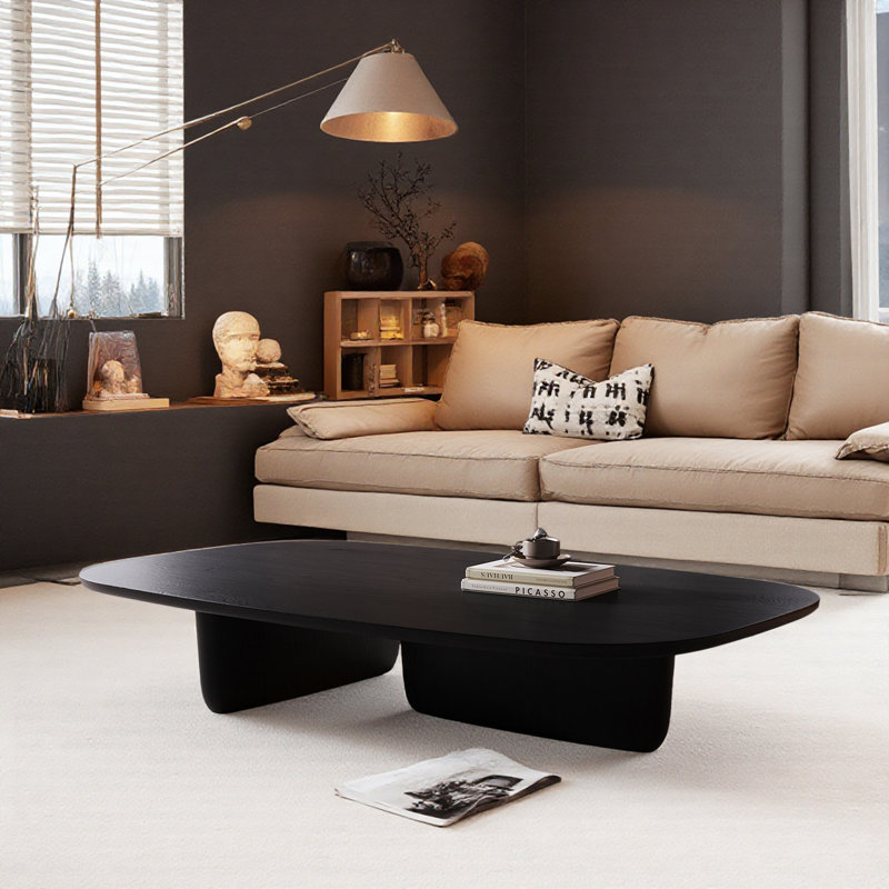Table basse simple et créative de style italien, H 15,74 po x L 47,24 po x l 23,62 po