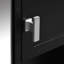 Armoire murale de salle de bain 29 po x 28 po avec miroir - tablettes réglables, rangement moderne et barre à serviettes 30,24 po, hauteur de tablette, finition noire-121364602