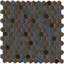 Confetti II™ 1" x 1" Beveled Glass Honeycomb Mosaic Wall & Floor Tile-53641126