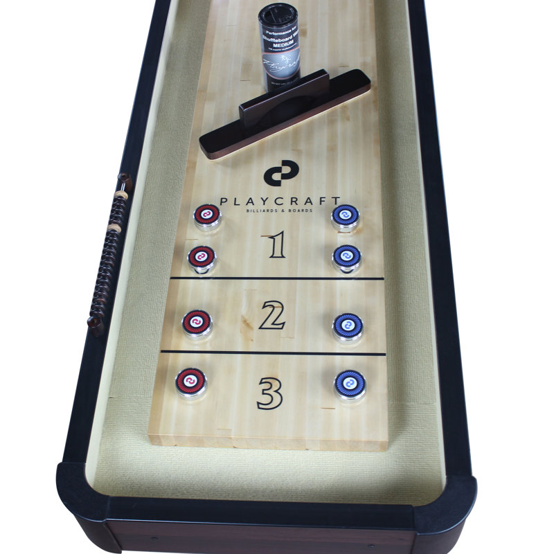 Woodbridge Playcraft Shuffleboard Table, 12', Espresso