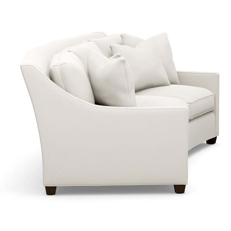 Valenza Curved Sofa, 2265-12, Charcoal