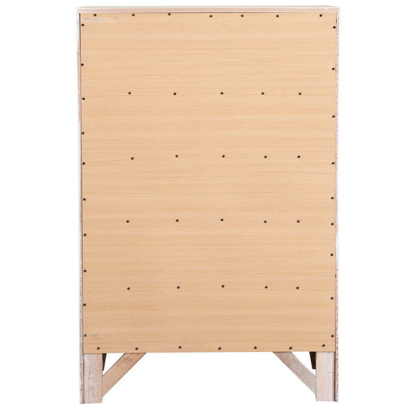Compartiment de la commode blanche moderne: placage en bois véritable et base solide Armoire entièrement assemblée: