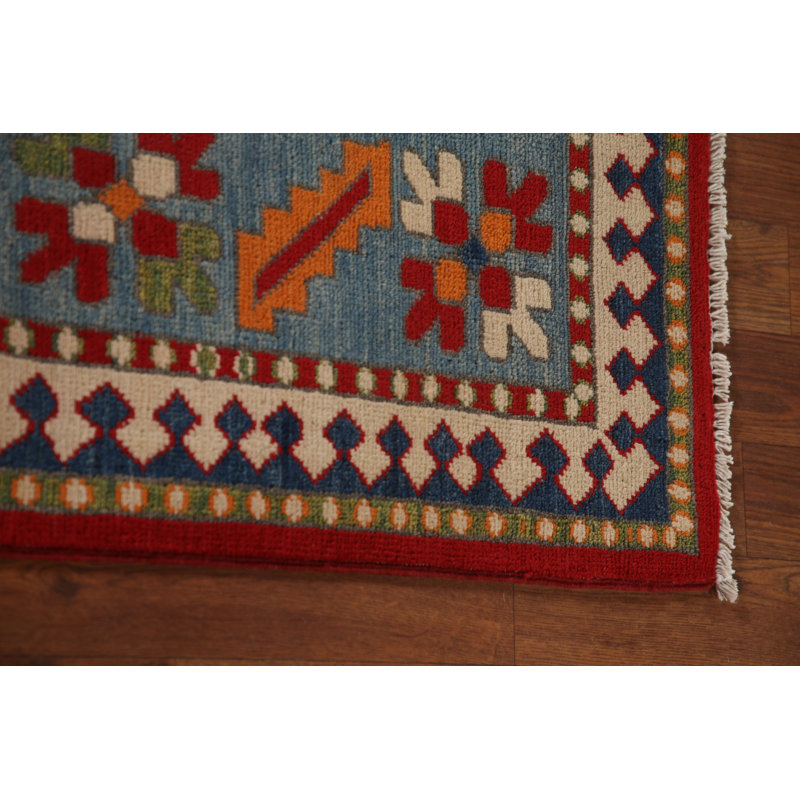 Tapis oriental géométrique Kazak 7 x 10