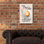 Art mural en verre Epic Art «Today Is Like Coffee» par House Fenway, 16 po x 24 po