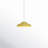 Patricia 1 - Light Sage Dome Pendant