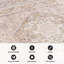 Tapis beige à motif antidérapant Valora-477805352
