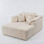 Chaise longue rembourrée, chaise longue d'intérieur pour le salon