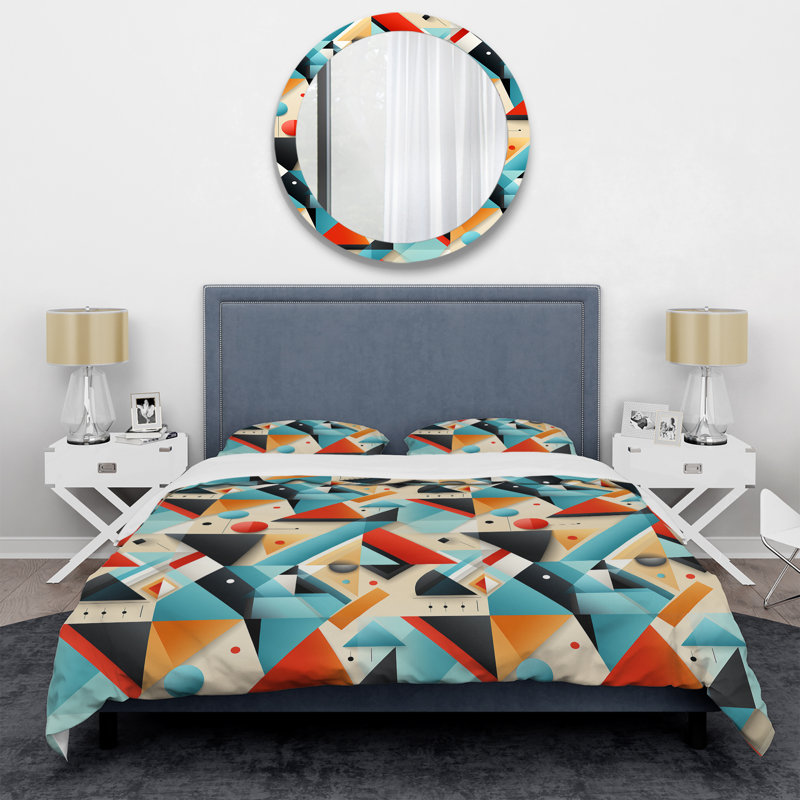 Ensemble de housse de couette en microfibre Ehvan, Housse de couette pour très grand lit et 2 très