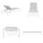 Aluminum Adjustable Outdoor Chaise Lounge Set - 400Lbs Capacity-721843292
