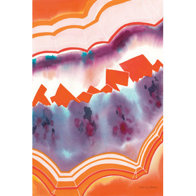 Bright Agate II by Megan Gallagher - Wrapped Canvas Painting