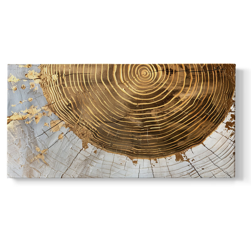 Abstract Series 2 #XVI-Gallery Wrapped Canvas, 16" H x 32" W