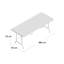 Wynnwood Rectangular Outdoor Camping Table - 180 cm W 745 cm D
