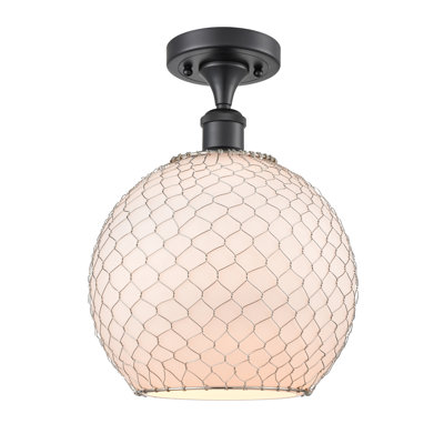 Plafonnier semi-encastré 1 lumière 2,5 po Soudre