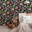 Flora Collection Floral Rhapsody Wallpaper Roll-527533873
