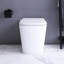 Toilette blanche intelligente avec éclairage lumineux