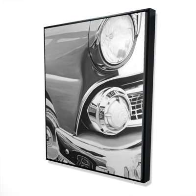 Beautiful Old Car Print On Canvas