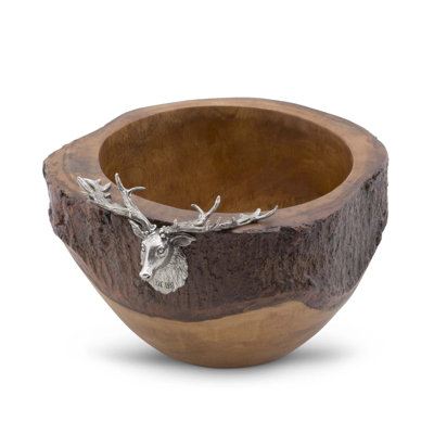 Vagabond House Lodge Wood Salad Bowl