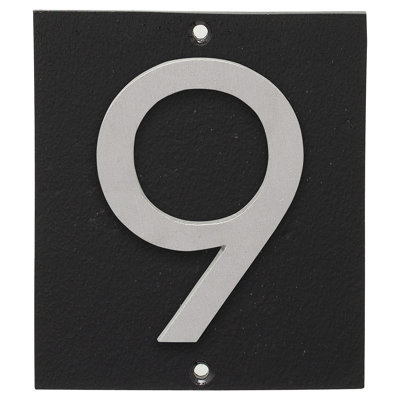 Plaque d'adresse verticale à 1 ligne flottante