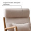 Fauteuil d'appoint traditionnel avec coussin lombaire Ayyash-106470393