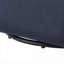 Fauteuil d'appoint pivotant en similicuir compact moderne à 1 place avec finition bleue pour les petits espaces de vie-1939607075