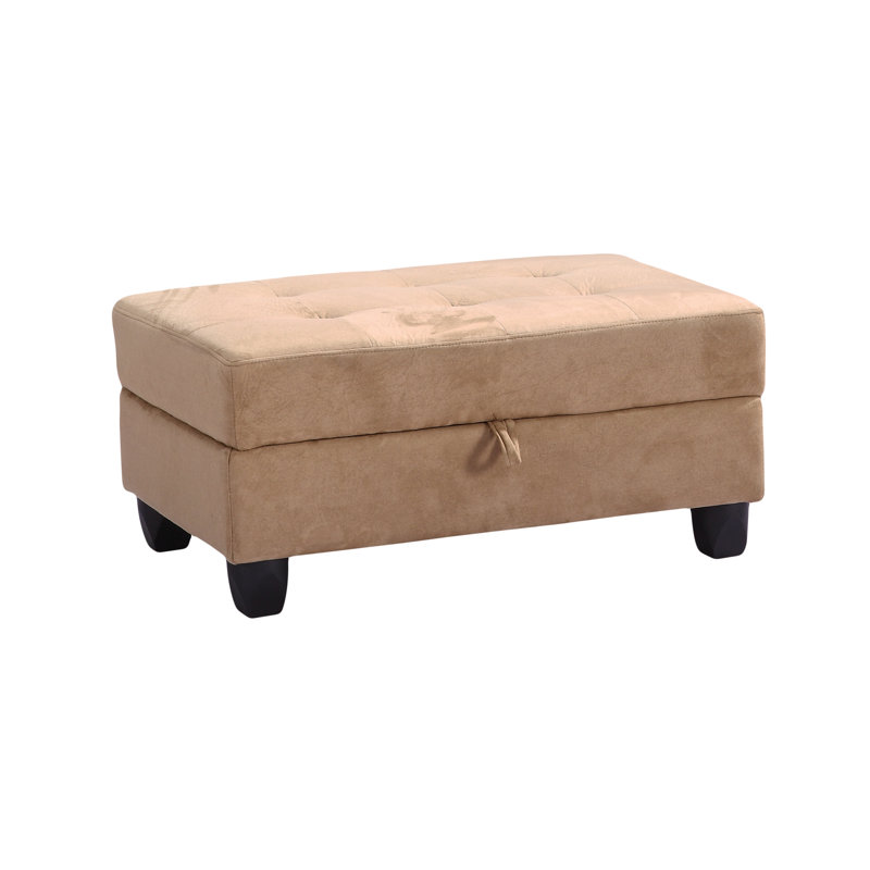 Moran Upholstered Ottoman, Saddle