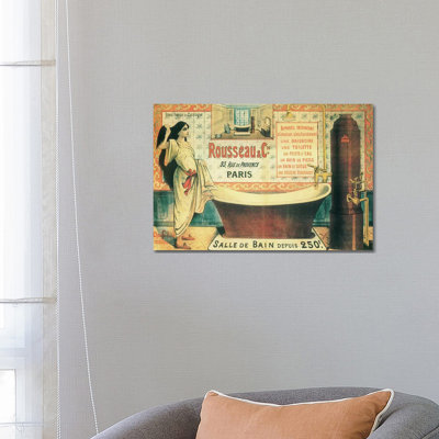Salle De Bain - Wrapped Canvas Print