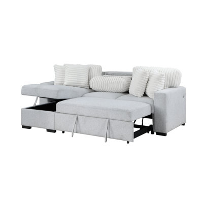 Light Grey Reversible Sofabed