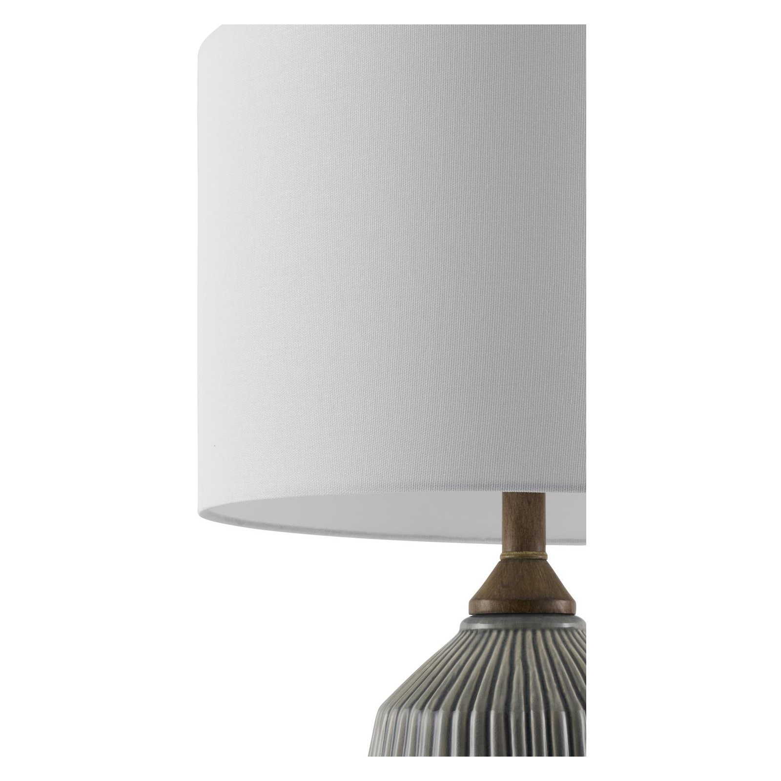 Teasley Ceramic Table Lamp, White