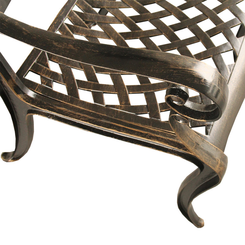 Casiano Outdoor Dining Armchair, Bronze