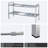 Gilana Plastic Cabinet Shelving Rack