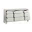 Commode Walpole avec 9 tiroirs et boutons en cristal