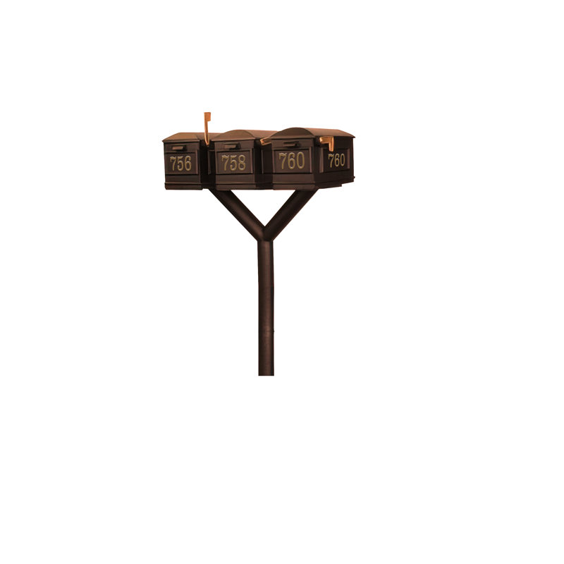 Penfield 72.375'' H Multi-Mount Post, Bronze