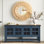 Buffet de 67,75 po de largeur avec portes en verre Alannah